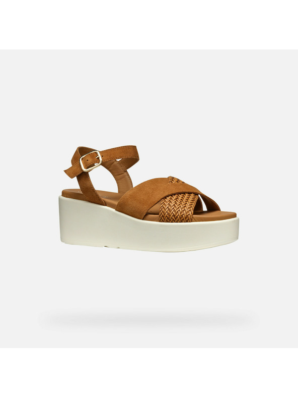 Geox Rjavi ženske sandali Geox XAN2.2S