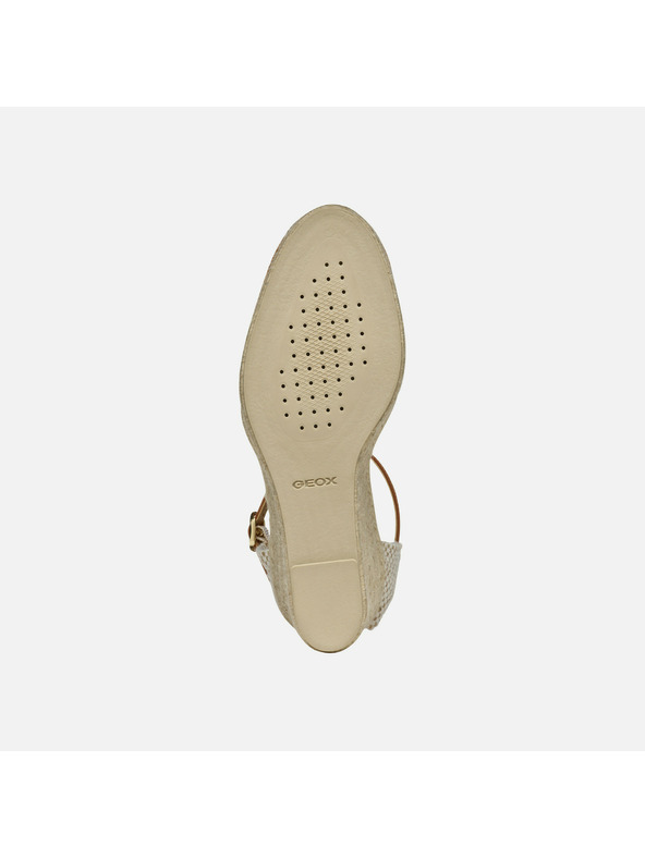 Geox Svetlohnedé dámske sandále Geox Gelsa Low