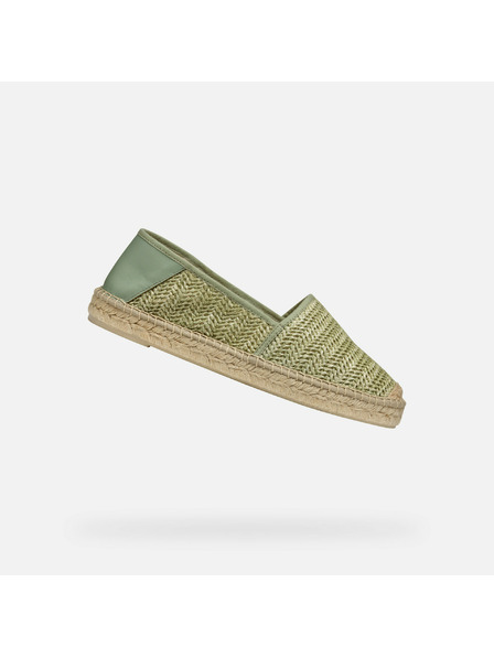 Geox Svetlo zelené dámske espadrilky Geox Lampedusa