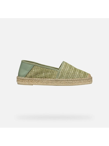 Geox Svetlo zelené dámske espadrilky Geox Lampedusa