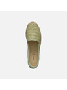 Geox Svetlo zelené dámske espadrilky Geox Lampedusa