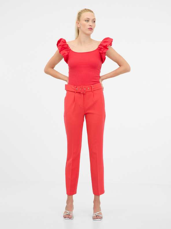 Orsay Rdeče ženske hlače ORSAY