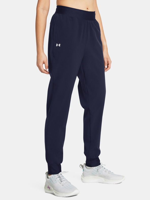 Under Armour Ženske športne hlače Under Armour UA Rival Hi Rise Woven Pant-BLU