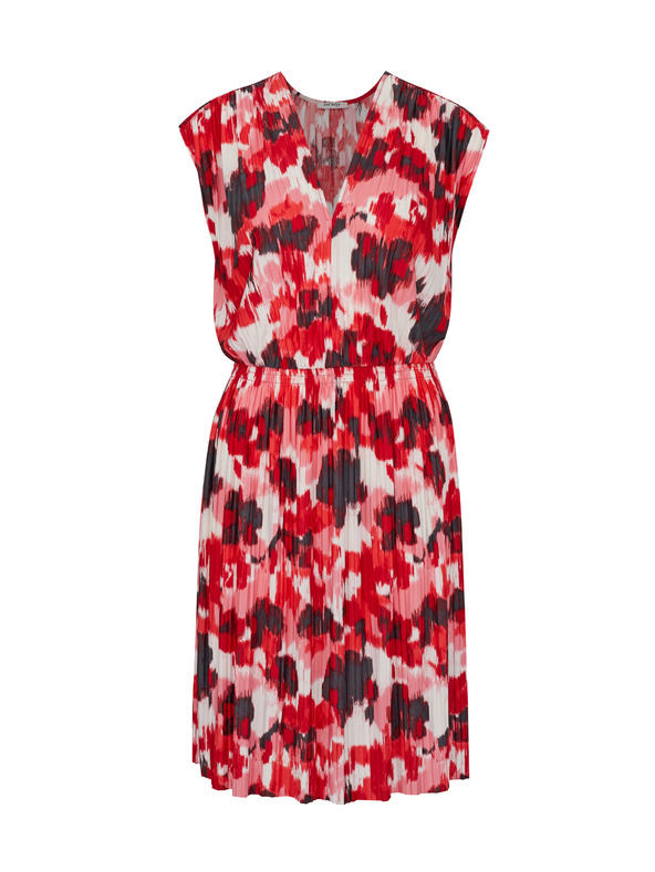 Orsay Rdeča ženska obleka do kolen ORSAY