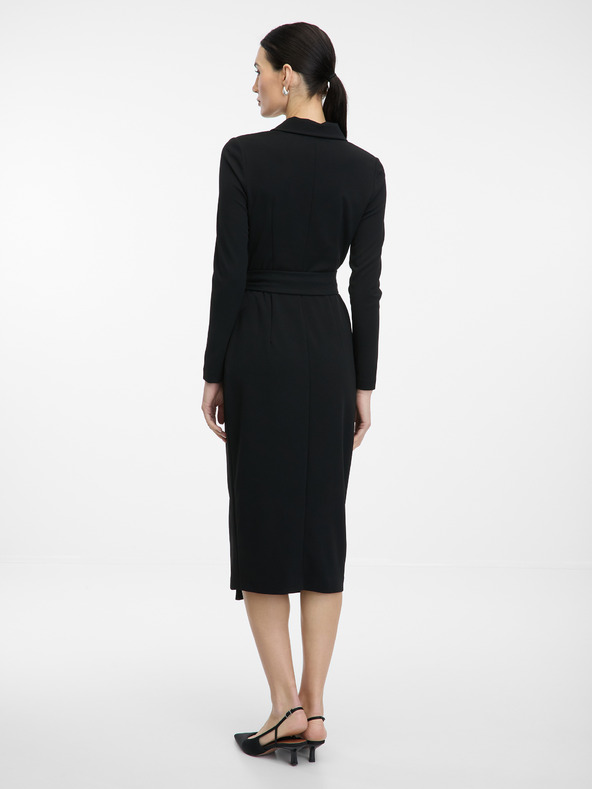 Orsay Črna ženska midi obleka ORSAY