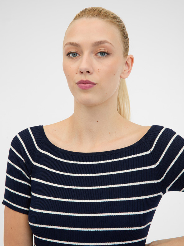 Orsay Temno modra ženska midi obleka ORSAY