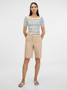 Orsay Krem ženska majica s tričetrt rokavi ORSAY