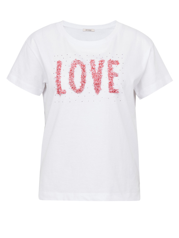 Orsay Bela ženska majica s kratkimi rokavi ORSAY