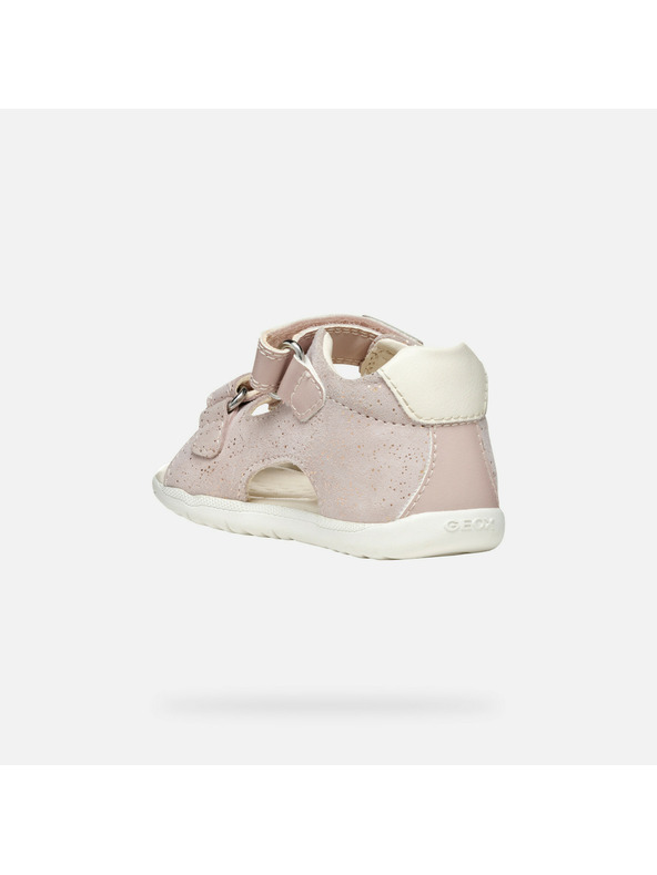 Geox Dievčenské prvé kroky Geox Macchia Ružová