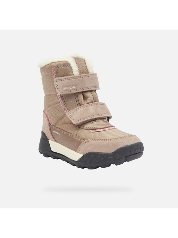 Geox Bežasta dekliška zimska obutev Geox Trekkyup B Ab