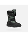 Geox Tmavo zelená chlapčenská zimná obuv Geox Bunshee Pg B A