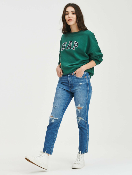 GAP Kavbojke slim High Rise Destructed Vintage GAP