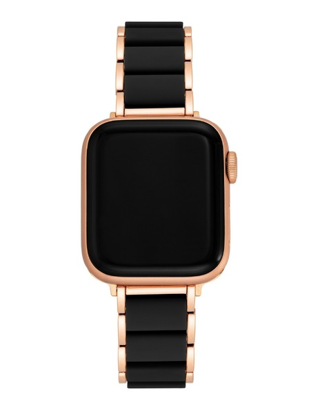 Anne Klein Pas iz kombinacije silikona in jekla za Apple Watch Anne Klein 38/40/41