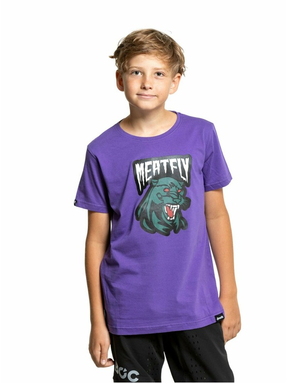 Meatfly Meatfly otroška majica Panther Violet | Vijolična | Velikost 146 | 100% bombaž