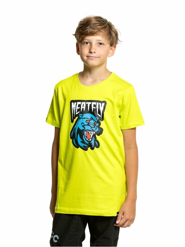 Meatfly Meatfly otroška majica Panther Safety Yellow | Rumena | Velikost 146 | 100% bombaž