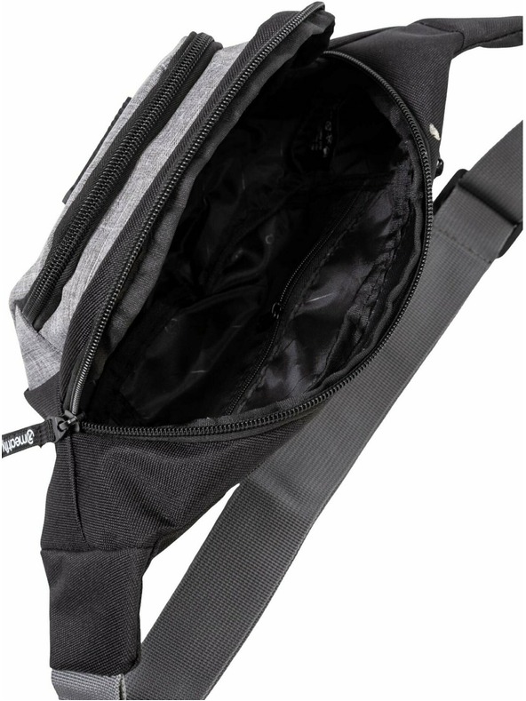 Meatfly Meatfly ledvena torbica Wally Grey Heather | Siva | Prostornina One Size