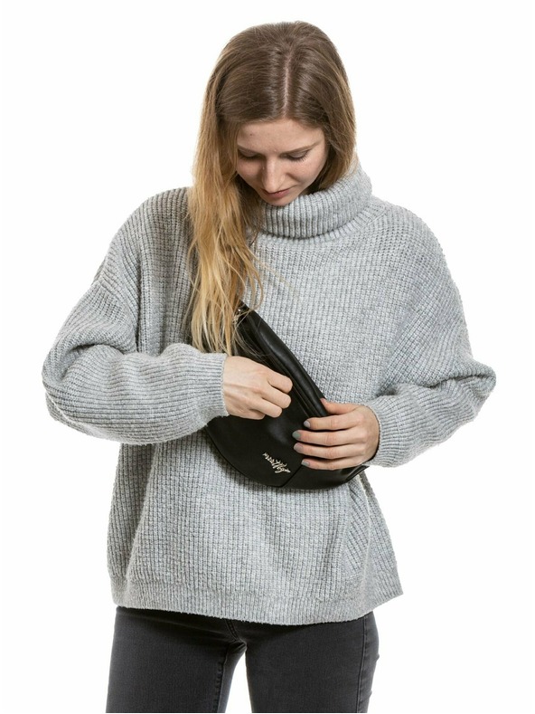 Meatfly Meatfly ženska ledvena torbica Priya Black | Črna | Prostornina 4 L