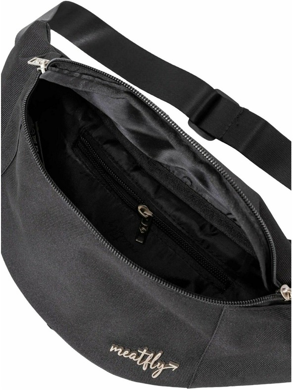 Meatfly Meatfly ledvena torbica Taya Black | Črna | Prostornina 2,5 L