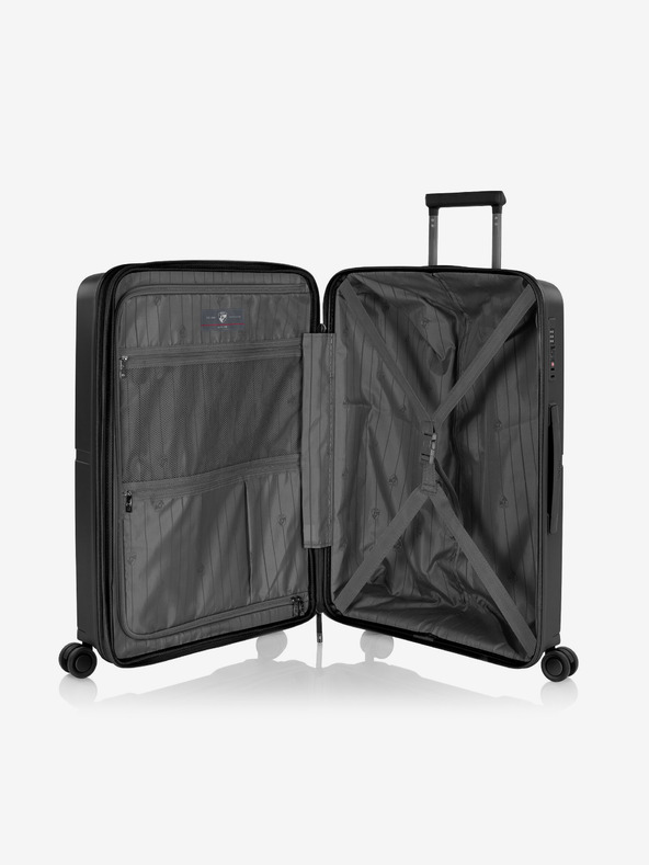 Heys Komplet treh potovalnih kovčkov v črni barvi Heys Airlite S,M,L Black