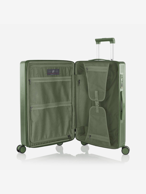 Heys Komplet treh potovalnih kovčkov v zeleni barvi Heys Earth Tones S,M,L Moss