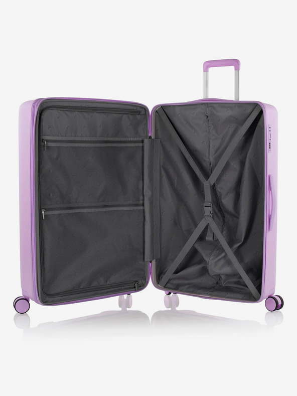 Heys Komplet treh potovalnih kovčkov v vijolični barvi Heys Pastel S,M,L