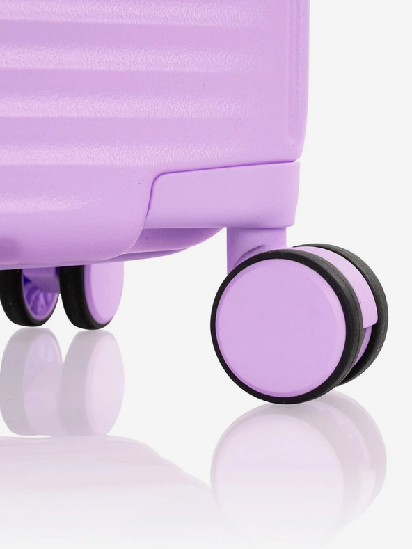 Heys Komplet treh potovalnih kovčkov v vijolični barvi Heys Pastel S,M,L