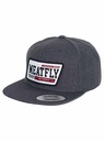 Meatfly Meatfly kapa Hornet Snapback Racing Temno siva | Siva | Velikost
