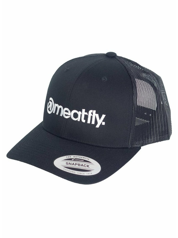 Meatfly Meatfly kapa Logo Trucker B - Črna | Črna | Velikost