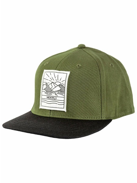 Meatfly Meatfly kapa Tyler Snapback Sunny Olivna / Črna | Črna | Velikost