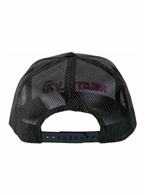 Meatfly Meatfly kapa Percy Trucker Snapback Magenta / Črna | Črna | Velikost