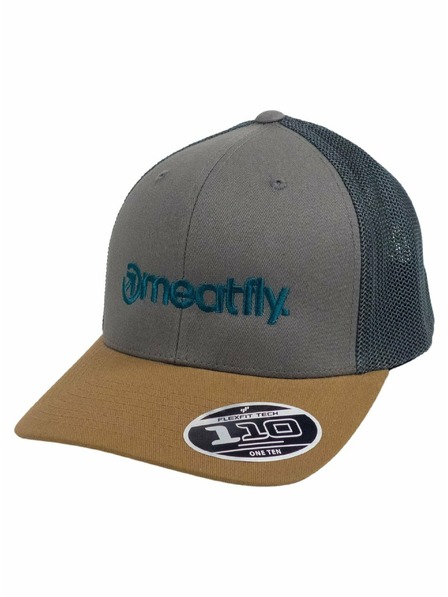 Meatfly Meatfly kapa MF Logo Trucker Zemlja | Siva | Velikost