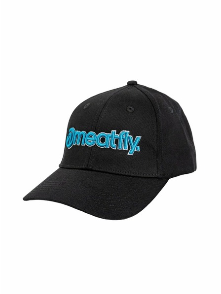 Meatfly Meatfly kapa Brand Flexfit Modra / Črna | Modra | Velikost