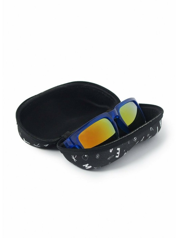 Meatfly Meatfly etui za očala Hanele Case A - Doodle Print | Črna | Velikost