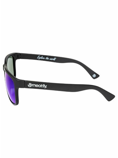 Meatfly Meatfly polarizirana sončna očala Gammy Black Matt/Blue | Črna | Velikost