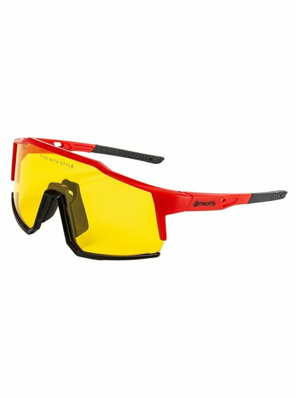 Meatfly Meatfly polarizirana sončna očala Nate Red | Črna | Velikost