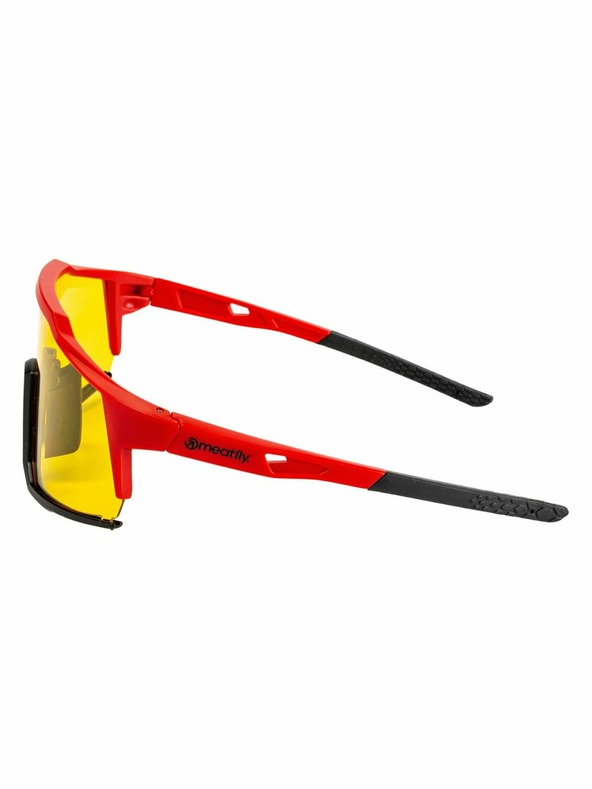 Meatfly Meatfly polarizirana sončna očala Nate Red | Črna | Velikost