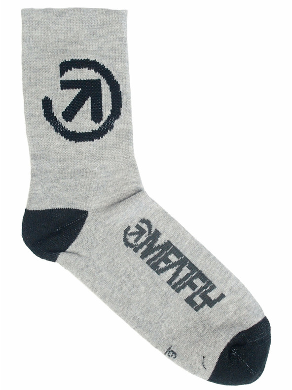 Meatfly Meatfly nogavice Long Grey Bike | Siva | Velikost