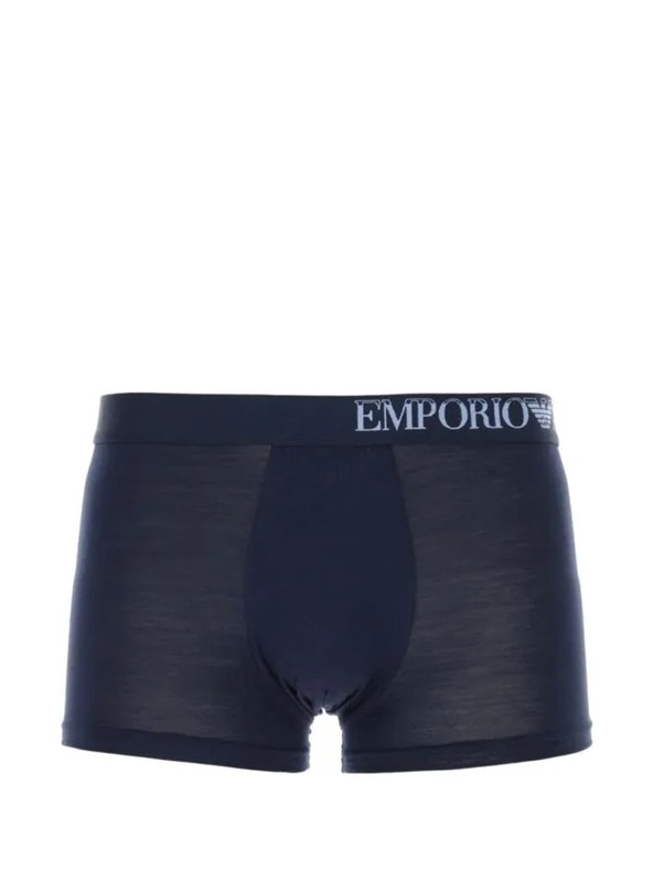 Emporio Armani Moške boksarice 2 Pack Emporio Armani Marine/Marine