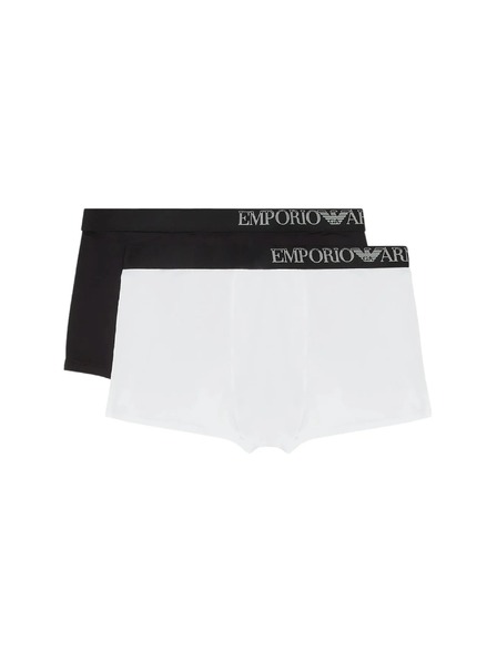 Emporio Armani Moške boksarice 2 Pack Emporio Armani Nero/Bianco