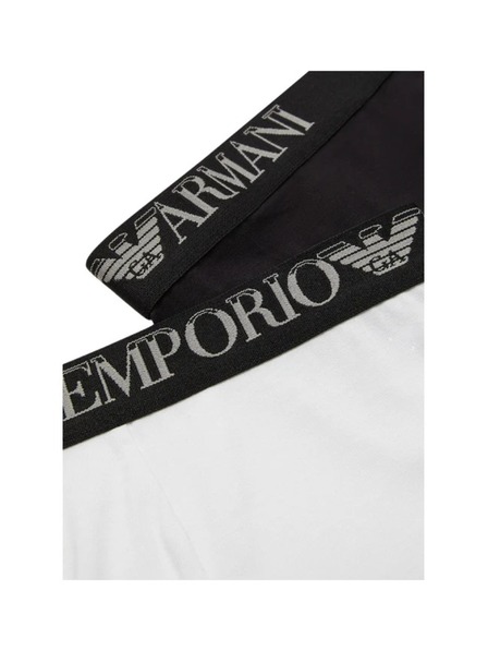 Emporio Armani Moške boksarice 2 Pack Emporio Armani Nero/Bianco