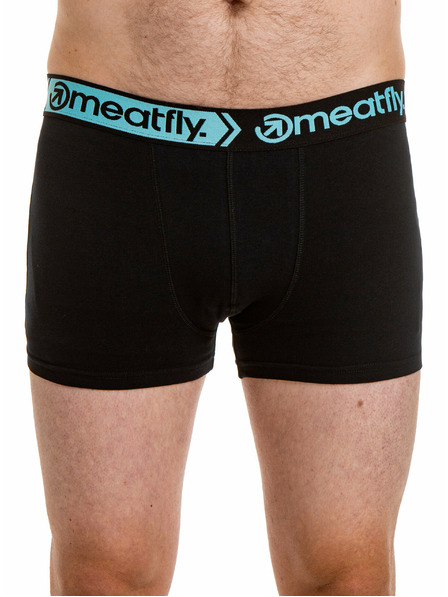 Meatfly Meatfly moške boksarice Balboa Boxershorts Double Pack Black | Črna | Velikost