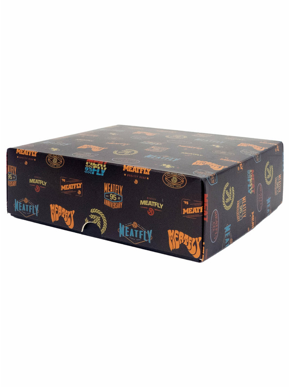 Meatfly Meatfly moške hlačke Agostino Black Sanchez darilni paket | Črna | Velikost