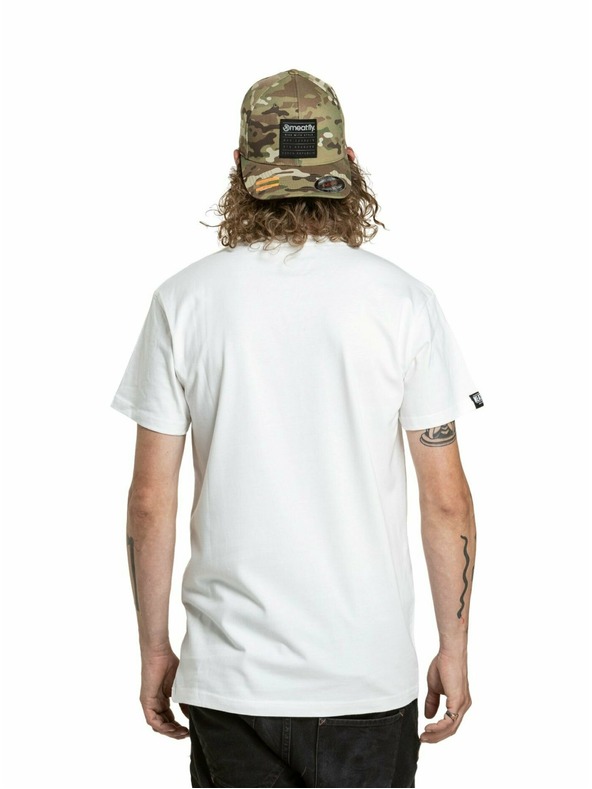 Meatfly Meatfly moška majica Stencil White | Bela | Velikost