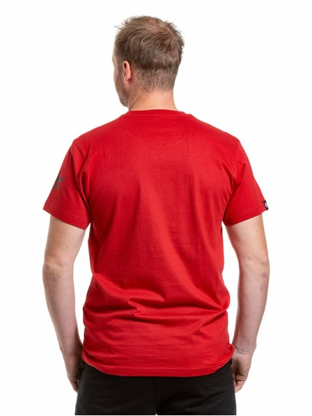 Meatfly Meatfly moška majica Big Shock Shattered Dark Red | Rdeča | Velikost