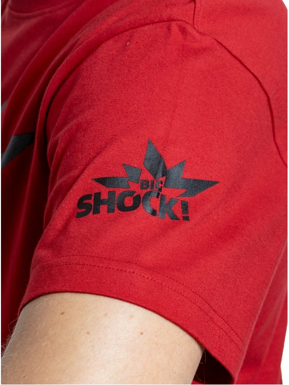 Meatfly Meatfly moška majica Big Shock Shattered Dark Red | Rdeča | Velikost