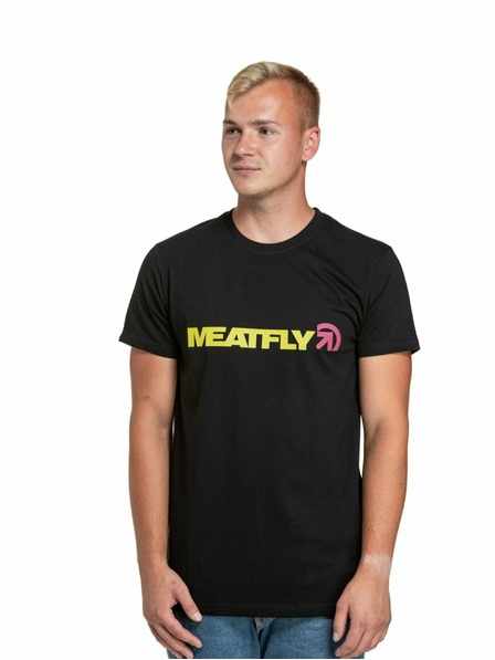 Meatfly Meatfly moška majica Logex Lime/Black | Rumena | Velikost S | 100% bombaž