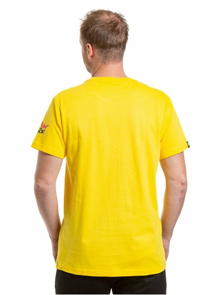 Meatfly Meatfly moška majica Big Shock Shattered Yellow | Rumena | Velikost