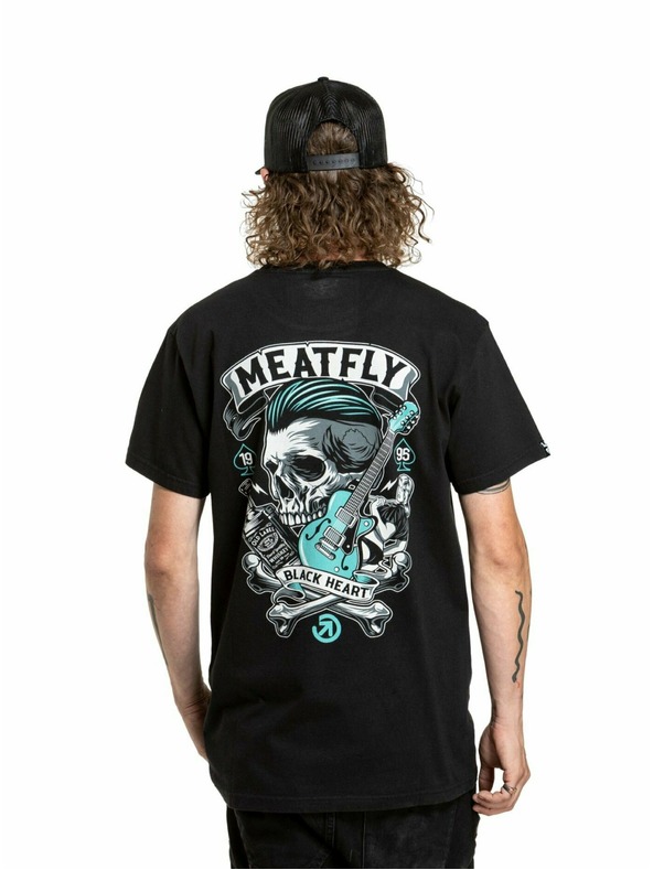 Meatfly Meatfly moška majica Whiskey Boy Black | Črna | Velikost