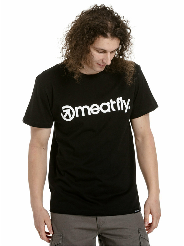 Meatfly Meatfly paket moških majic MF Logo Multipack Black/Grey Heather/White | Črna | Velikost