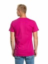 Meatfly Meatfly moška majica Striped Logo Magenta | Rožnata | Velikost S | 100% bombaž